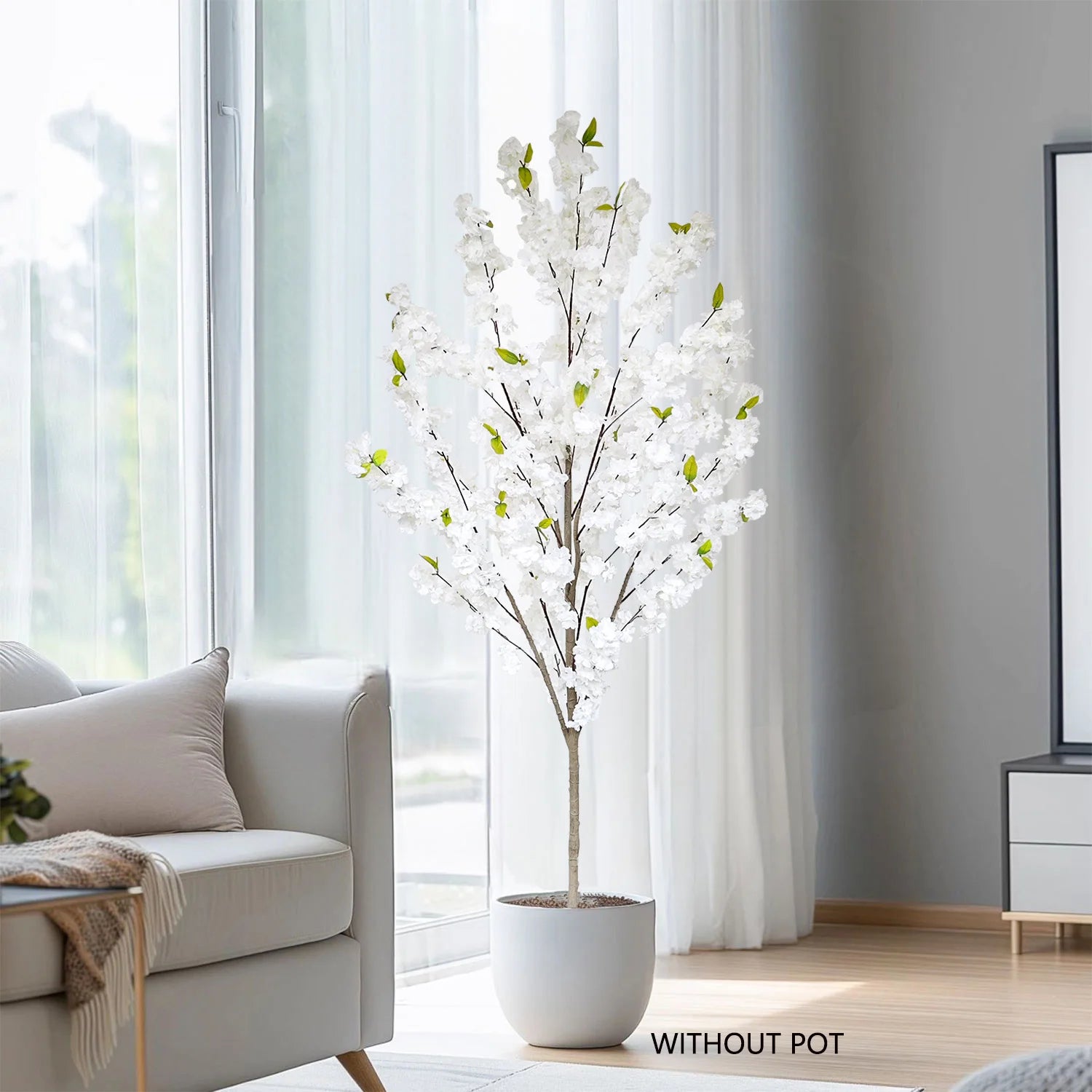 Cherry Blossom Tree – Realistic Silk Leaves Home & Wedding Decor