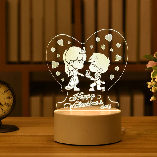 3D LED Night Light – Acrylic USB Neon Lamp