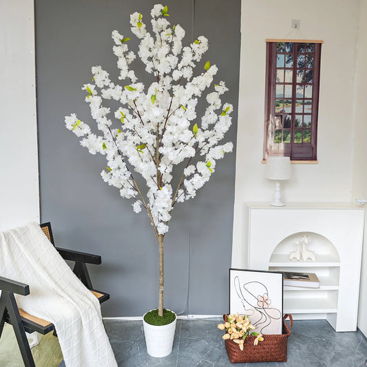 Cherry Blossom Tree – Realistic Silk Leaves Home & Wedding Decor